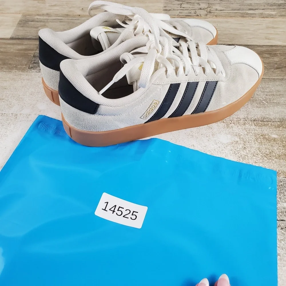 Adidas VL Court 3.0 Womens Shoes Sz 9 Low Top Suede Lace Up Sneakers